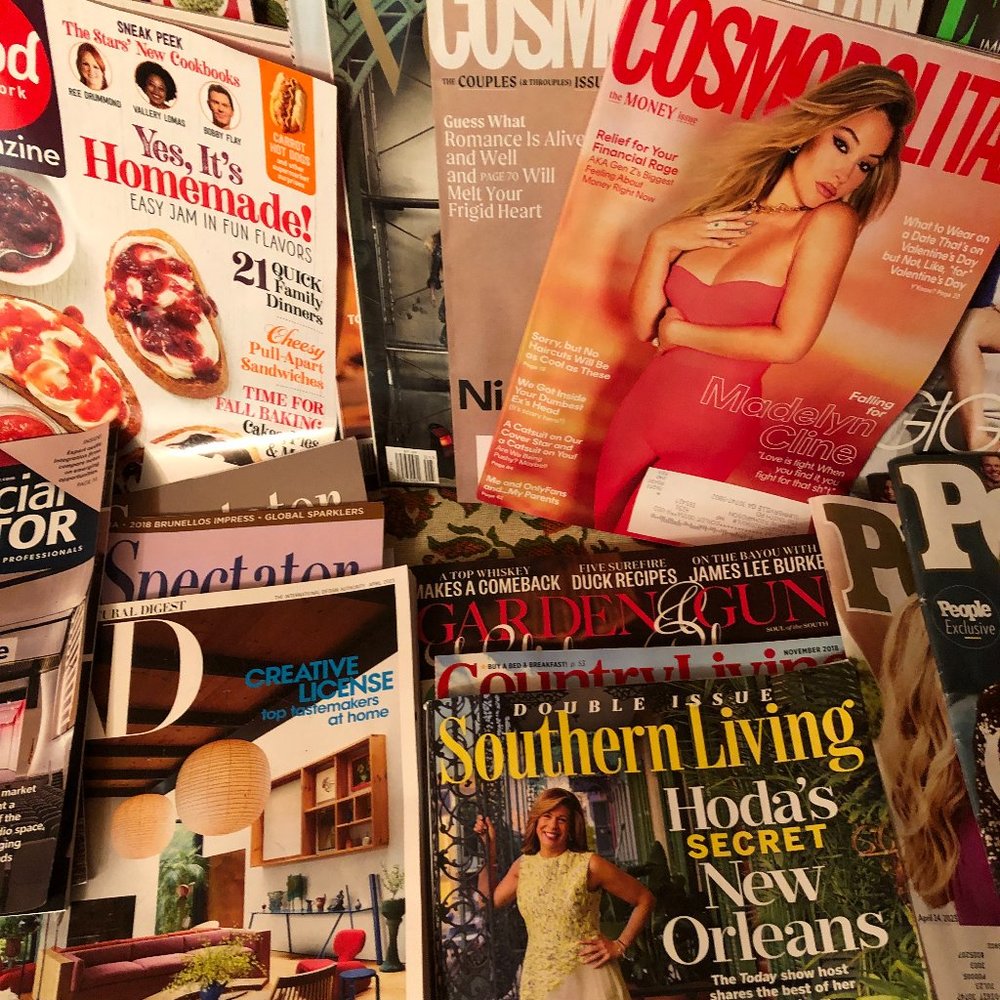 Magazines for Crafts Lot Of 9 - Junk Journal, Mixed Media, Collage - Random Pick